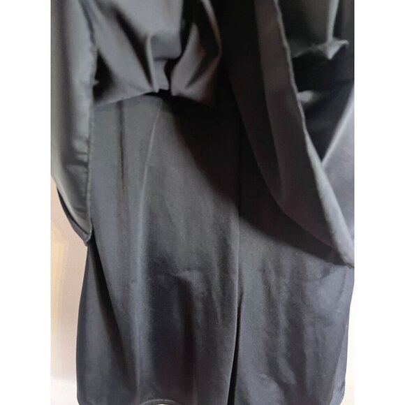 Fit 4 U Swim Women 10 Black 1 Piece Tiered Neutral Beach Travel Minimalist Retro - Picture 9 of 13